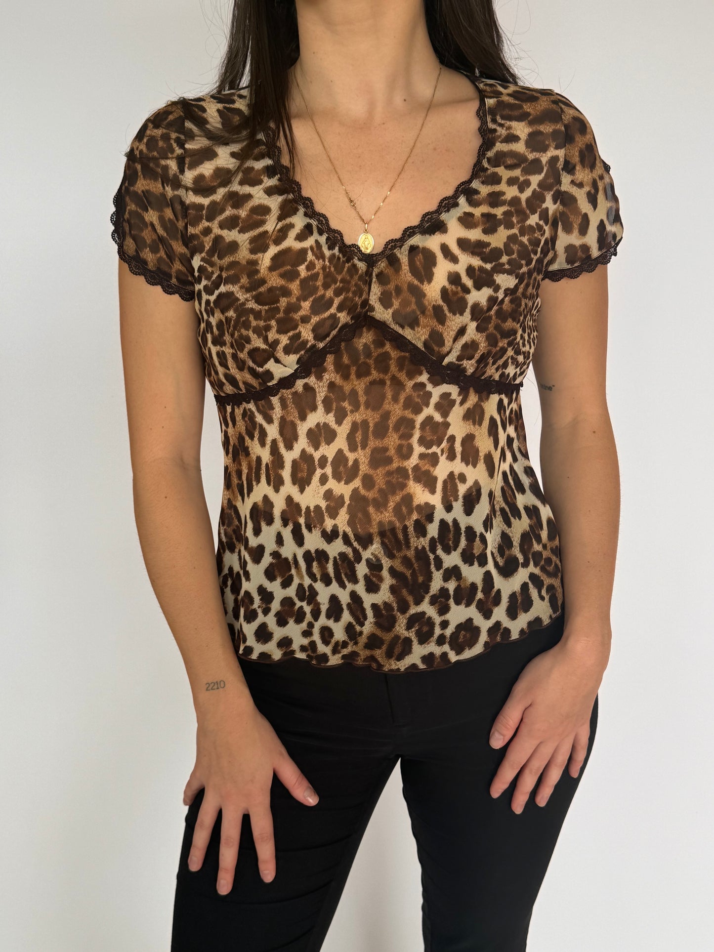 Vintage Cheetah Tee - 8-10