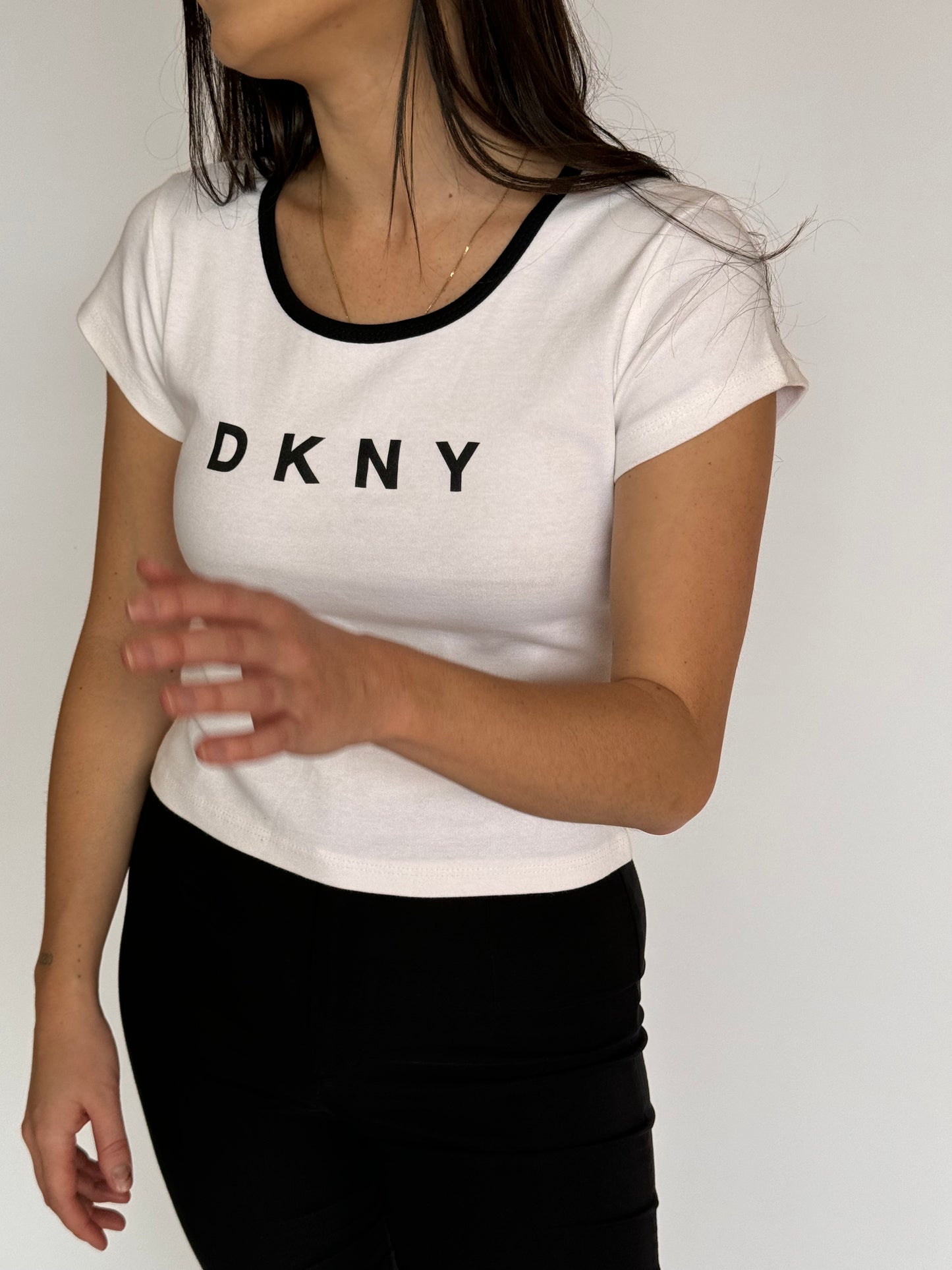 Vintage DKNY Baby Tee - 8-12