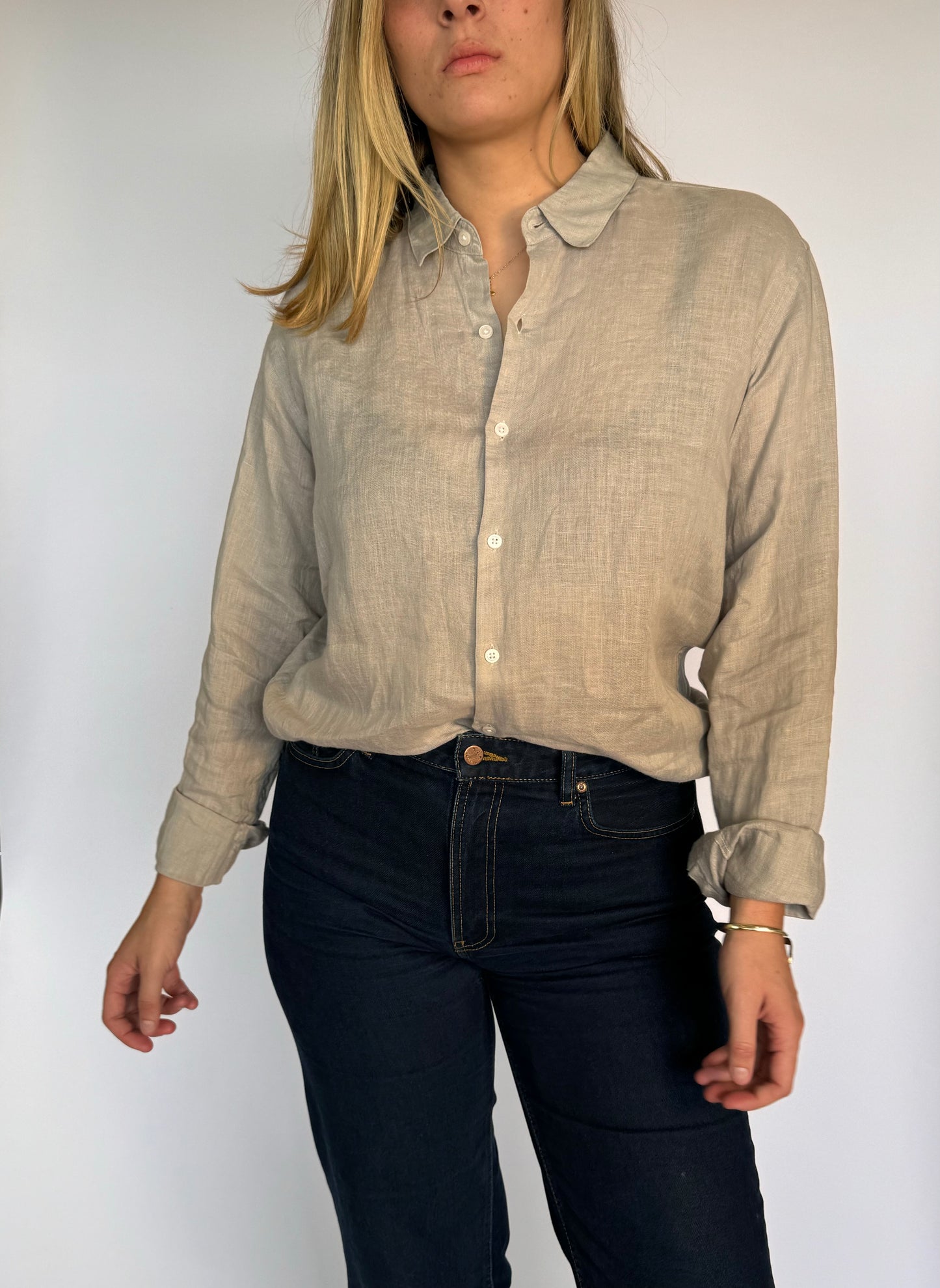 Jac+Jack Linen Top - 10-12