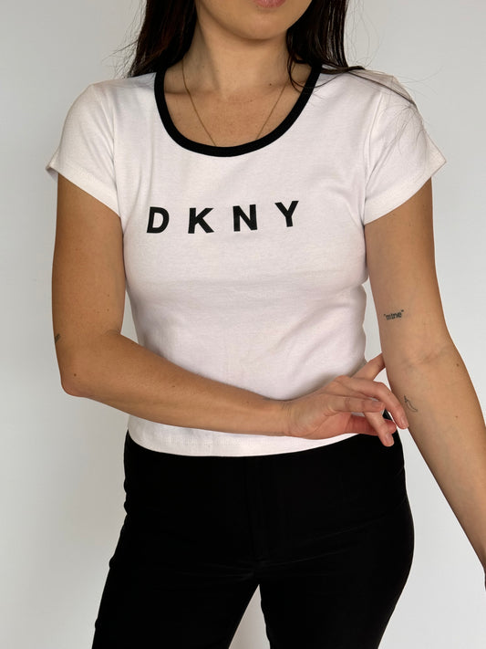 Vintage DKNY Baby Tee - 8-12